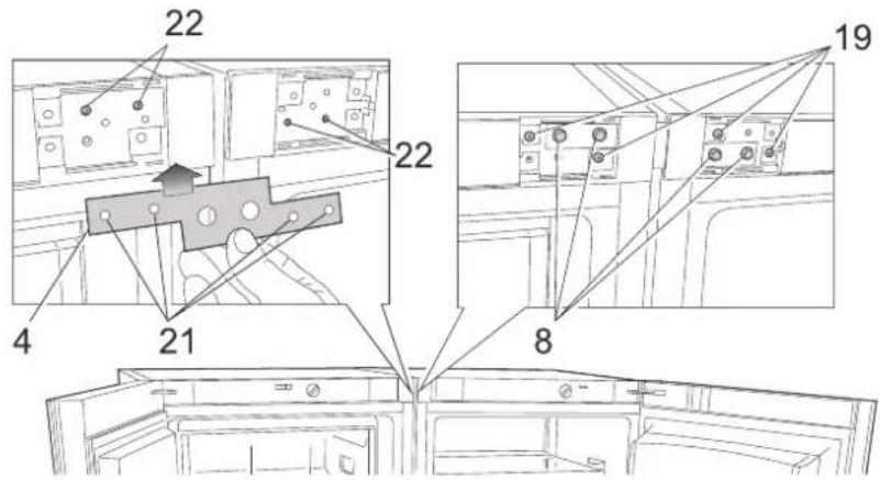 BRANDT BFU5636SX - Conexión de los aparatos - 6