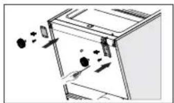 HISENSE GSNF 235 A++ WE - Het omkeren van de deur - 17