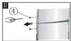 HISENSE GSNF 235 A++ WE - Het omkeren van de deur - 10