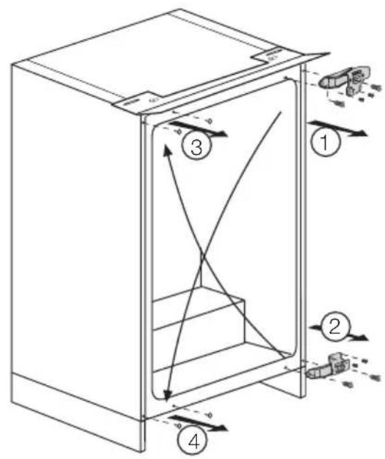 TEKA TGI2 120 D - Réversibilité des portes - 1
