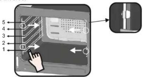 CANDY CCG5100SW1 - REMOÇÃO E LIMPEZA DAS GRELHAS LATERAIS - 1