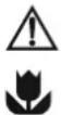 CANDY CCG5100SW1 - SYMBOLES UTILISES DANS LA NOTICE - 1