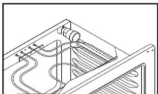 CANDY CCG5100SW1 - Inlocuirea becului din interiorul cuptorului - 1