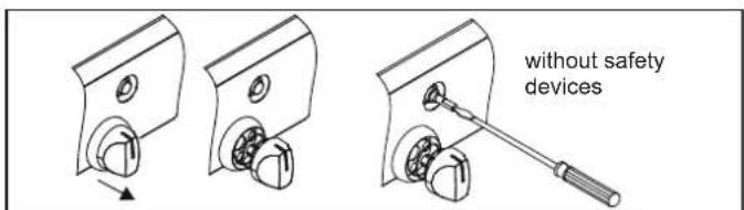 CANDY CCG5100SW1 - Stand-by-Regulierung für Herde mit Flammensicherung bzw. ohne Flammensicherung und Knopfzündung - 1