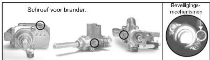 CANDY CCG5100SW1 - Aansluiting op flexibele Niet-metalen pijp - 6