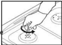 CANDY CCG5100SW1 - Aansluiting op flexibele Niet-metalen pijp - 4