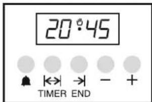 CANDY CCG5100SW1 - Definir a hora correcta: - 2