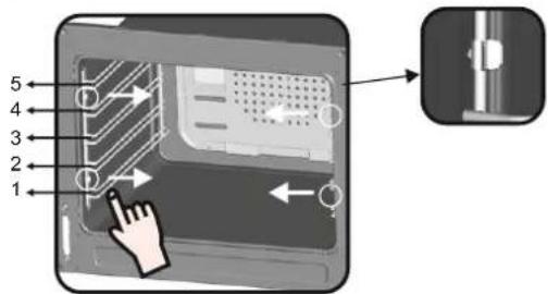 CANDY CCG5100SW1 - DEMONTAREA SICURATAREA RAFTURILOR GRILA - 1