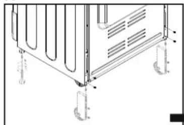 CANDY CCG5100SW1 - FEET ADJUSTMENT - 1