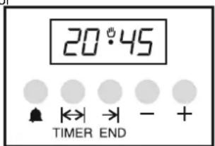 CANDY CCG5100SW1 - Setting the correct time: - 2