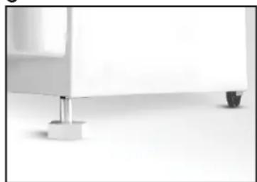 CANDY CCG5100SW1 - Ruedas y patas ajustables - 4