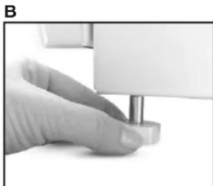 CANDY CCG5100SW1 - Roues ajustables et roues - 3