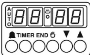 CANDY CCG5100SW1 - Réglage de l'heure : - 1