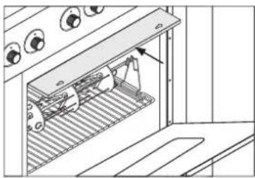 HOTPOINT CP 857 GT - Funzionamento del grill elettrico - 1