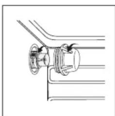 HOTPOINT CP 058 GT (X) F - Changing the oven lightbulb - 1