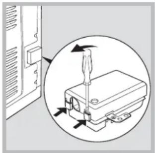 HOTPOINT CE6VP5 - Raccordement électrique Montage du cordon d'alimentation - 1