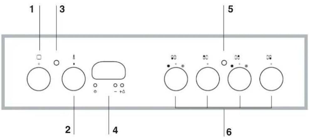 HOTPOINT CE6VP5 - NL Aanzichttekening Aanzichttekening - 1