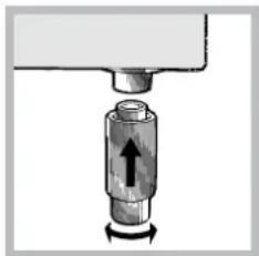 HOTPOINT CE6VP5 - Nivellement - 2