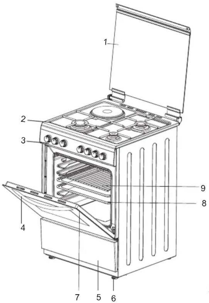 BOMPANI BI643YAP - PARTIE 1: PRÉSENTATION ET DIMENSIONS DU PRODUIT - 1