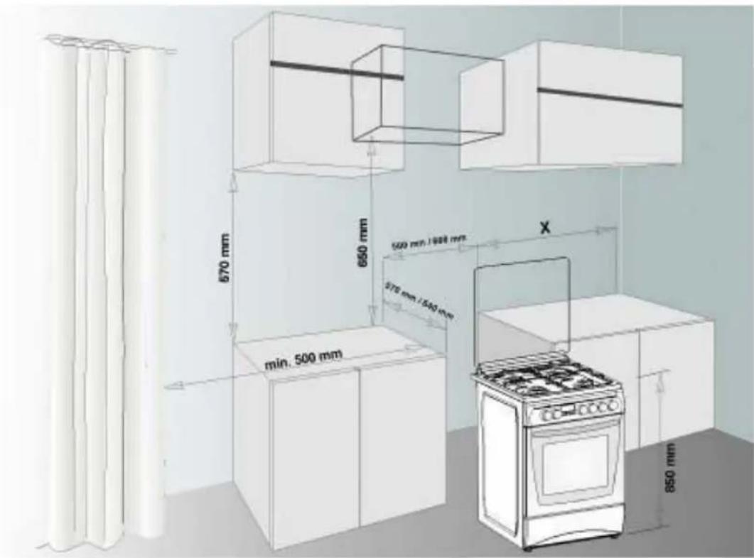 Orima OR 444 W - Connexion au gaz et sécurité: - 3