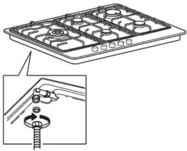 IKEA ELDSLÅGA - Gasaansluiting - 1