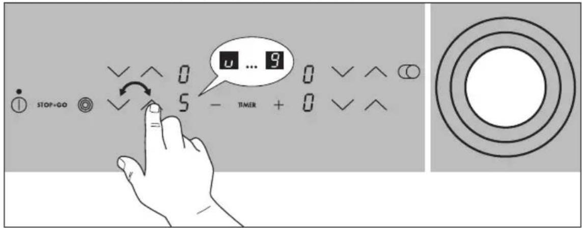 AEG-ELECTROLUX 76301 KF - Mettre en fonctionnement et à l'arrêt le foyer à triple zone - 1