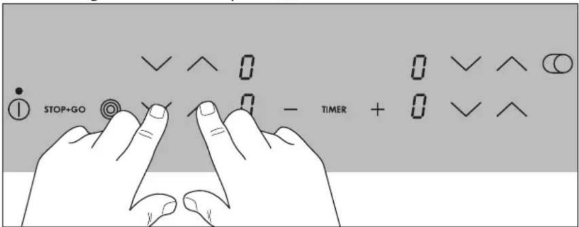 AEG-ELECTROLUX 76301 KF - Switching off a cooking zone - 1