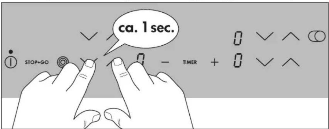 AEG-ELECTROLUX 76301 KF - Overriding the child safety lock - 2