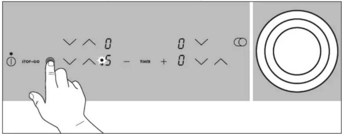 AEG-ELECTROLUX 76301 KF - Mettre en fonctionnement et à l'arrêt le foyer à triple zone - 3