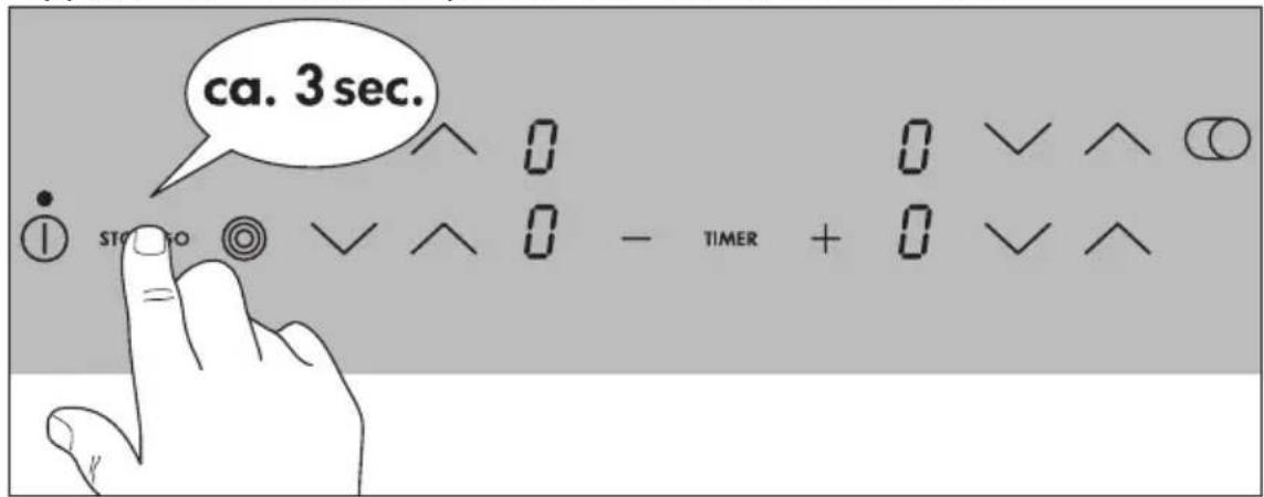 AEG-ELECTROLUX 76301 KF - Activation de la sécurité enfants - 1