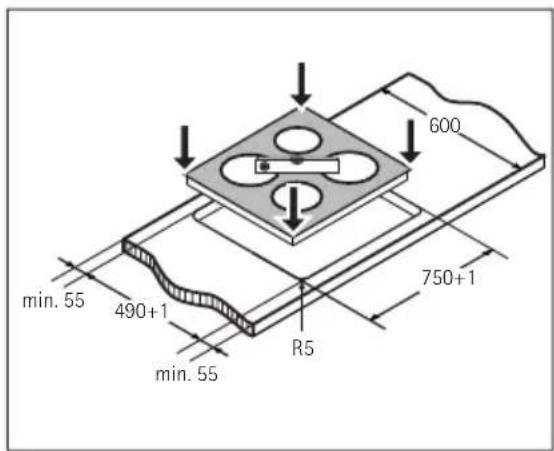 AEG-ELECTROLUX 88031 KFN - Sticking on the seal - 3