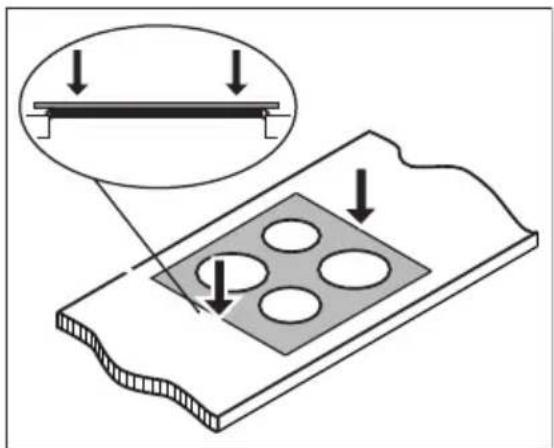 AEG-ELECTROLUX 88031 KFN - Sticking on the seal - 9