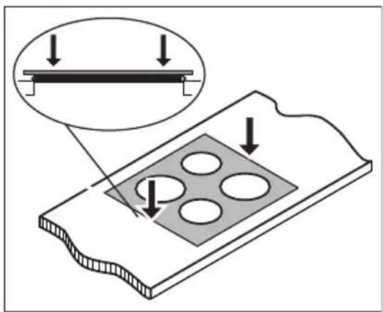 AEG-ELECTROLUX 88031 KFN - Sticking on the seal - 4