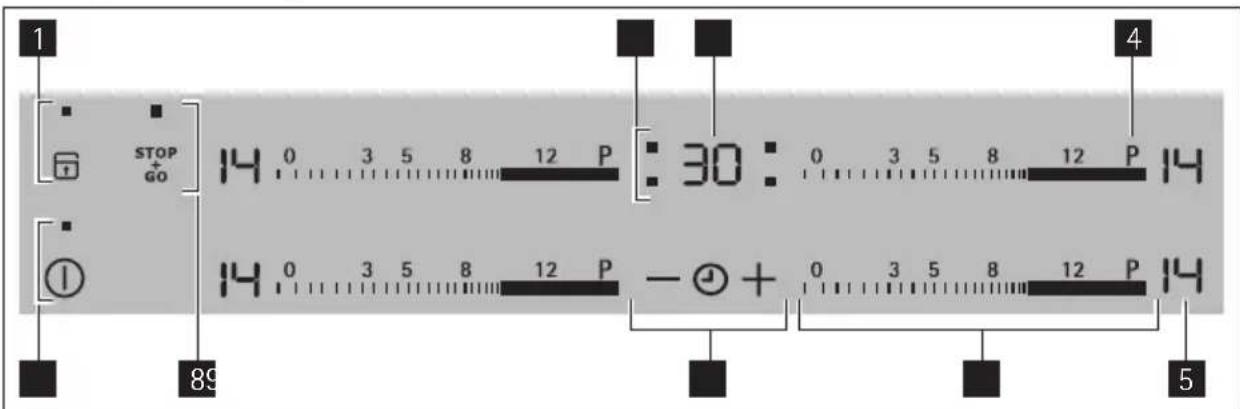 AEG-ELECTROLUX 88031 KFN - Uitrusting bedieningsveld - 1