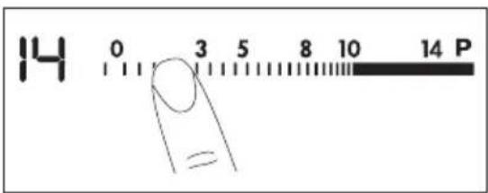AEG-ELECTROLUX HK854400FB - The heat setting - 1