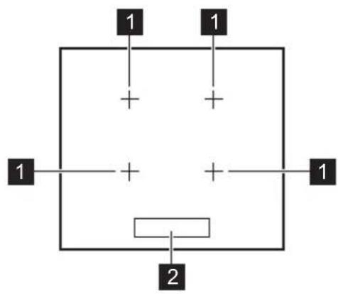 AEG-ELECTROLUX HK654400XB - Cooking surface layout - 1