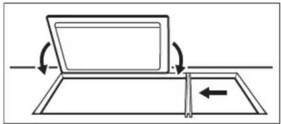 AEG-ELECTROLUX HC452400EB - Arbeitsplattenausschnitt - 1
