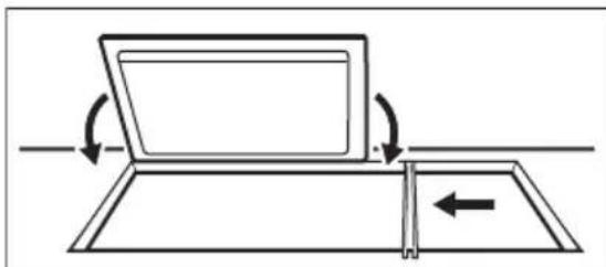 AEG-ELECTROLUX HC452400EB - Työtason leikkaus - 1