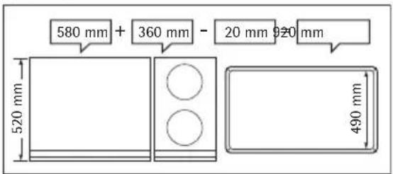 AEG-ELECTROLUX HC412000GB - Arbeitsplattenausschnitt - 1