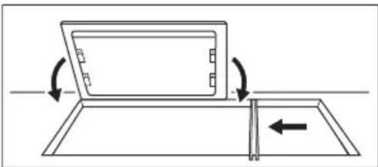AEG-ELECTROLUX HC411520GB - De opening in het werkblad - 2