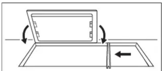 AEG-ELECTROLUX HC411520GB - Découpe de la table de travail. - 2