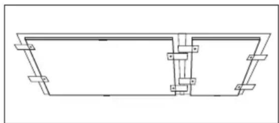 AEG-ELECTROLUX HC411520GB - Découpe de la table de travail. - 4