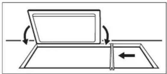 AEG-ELECTROLUX HC451220EB - Arbeitsplattenausschnitt - 1