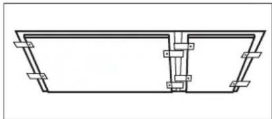 AEG-ELECTROLUX HC451220EB - The worktop cut out - 3