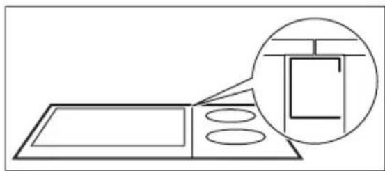 AEG-ELECTROLUX HC451220EB - The worktop cut out - 2