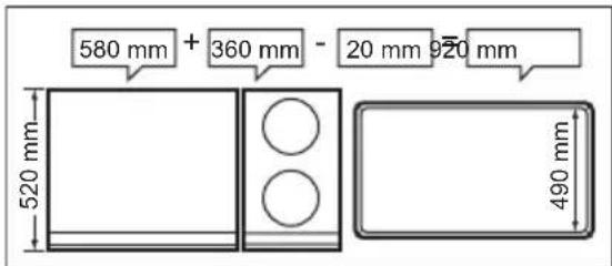 AEG-ELECTROLUX HC451500EB - Montage von mehr als einem Gerät - 1