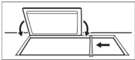 AEG-ELECTROLUX HC451500EB - Arbeitsplattenausschnitt - 1