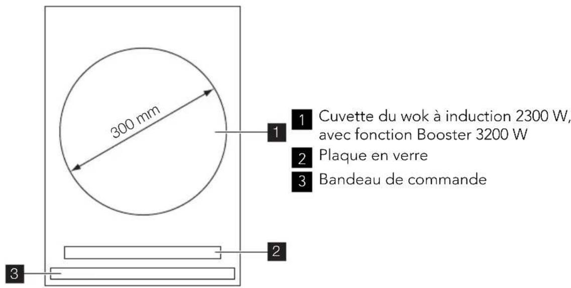 AEG-ELECTROLUX HC451500EB - Description de la table de cuisson - 1