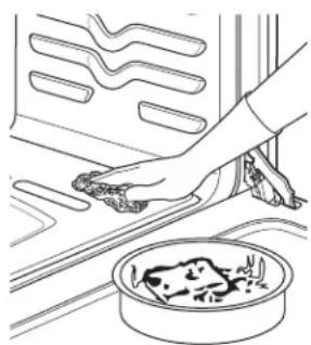 DANBY DR240WGLPC - INTERIOR DEL HORNO DE PORCELANA - 1