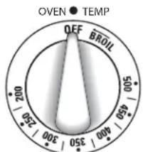 DANBY DR240WGLPC - POUR RÉGLER LE THERMOSTAT AVEC CE TYPE DE BOUTON - 1